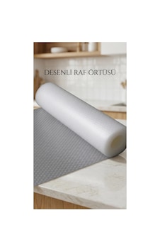 Şeffaf Kaymaz Raf Ve Çekmece Örtüsü 45x300 Cm Dolap İçi Koruma Resimdeki