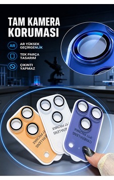 Guztech İphone 17 Pro Uyumlu Tüm Mat Safir Kamera Lens Koruyucu Çizilmez Tam Koruma Kozmik Turuncu Guztech İphone 17 Pro Uyumlu Tüm Mat Safir Kamera Lens Koruyucu Çizilmez Tam Koruma Kozmik Turuncu