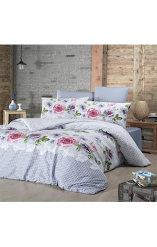 Komfort Home Çift Kişilik Ranforce Nevresim Takımı (Isabella Blue