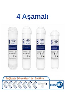 Avon Class 4 Aşamalı Kapalı Kasa Su Arıtma Cihazı 4'lü Filtre Seti Sediment Gac Karbon Granül Karbon Post Karbon Ön Filtre Seti Avon Class 4 Aşamalı Kapalı Kasa Su Arıtma Cihazı 4'lü Filtre Seti Sediment Gac Karbon Granül Karbon Post Karbon Ön Filtre Seti