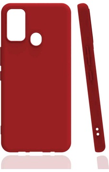 Tecno Spark 7 Kılıf Zore Biye Silikon Kırmızı Tecno Spark 7 Kılıf Zore Biye Silikon Kırmızı