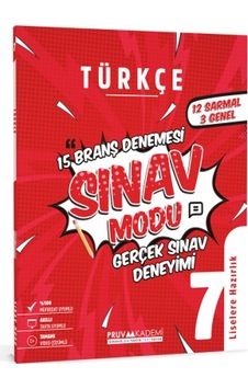 7. Sınıf Türkçe Sınav Modu 15 Deneme - Pruva Akademi 7. Sınıf Türkçe Sınav Modu 15 Deneme - Pruva Akademi