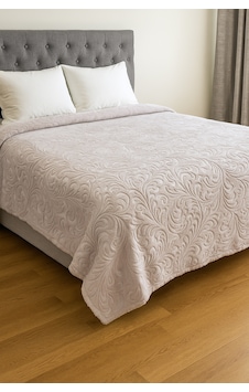 Super Soft Çift Kişilik Battaniye Taş 220x240 Cm %100 Polyester Bej Super Soft Çift Kişilik Battaniye Taş 220x240 Cm %100 Polyester Bej