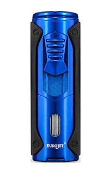 Eurojet Dört Torch Pürmüz Mavi Siyah Puro Çakmağı Eurojet Dört Torch Pürmüz Mavi Siyah Puro Çakmağı