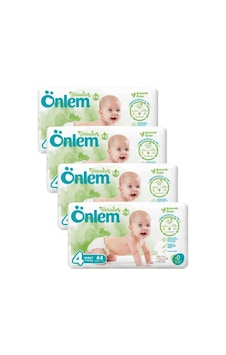 Önlem Botanika Bebek Bezi İkili Jumbo 4 Numara Maxi 4 x 44 Adet 4'lü Önlem Botanika Bebek Bezi İkili Jumbo 4 Numara Maxi 4 x 44 Adet 4'lü