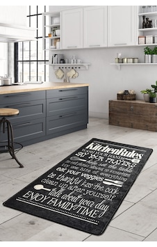 Kıtchen Sıyah Djt 160X230 Cm Dekoratif Kıtchen Sıyah Djt 160X230 Cm Dekoratif