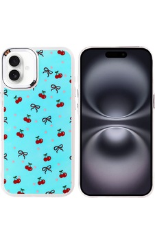 Apple Uyumlu iPhone 16 Plus Kılıf Airbag Tasarımlı Zore Hadra Kapak Kiraz Apple Uyumlu iPhone 16 Plus Kılıf Airbag Tasarımlı Zore Hadra Kapak Kiraz