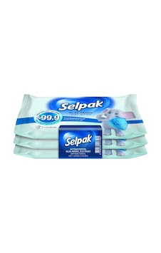 Selpak Islak Cep Mendili 3x15 Adet 3'lü Set