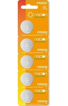 Naccon CR2032 Düğme Pil 5'li Naccon CR2032 Düğme Pil 5'li