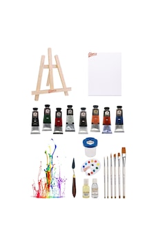Masaüstü Şövale Keep Smile 6'lı Fırça Südor Mona Lisa 37 Ml 10'lu Yağlı Boya Seti Masaüstü Şövale Keep Smile 6'lı Fırça Südor Mona Lisa 37 Ml 10'lu Yağlı Boya Seti