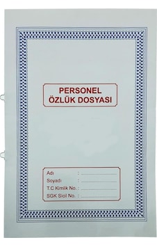 Gülpaş 225 Personel Özlük Dosyası 21 X 30 - 10 Adet