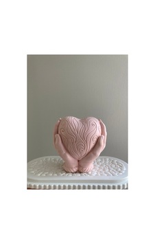 Kahverengi Pembe Beyaz Kalbim Seninle Aşkım Dekoratif Masa Süsü Pembe Kahverengi Pembe Beyaz Kalbim Seninle Aşkım Dekoratif Masa Süsü Pembe