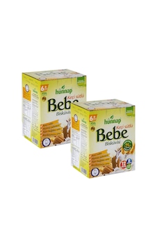 Hünnap Keçi Sütlü Bebe Bisküvisi 400 Gr 2 Li