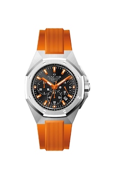 Nacar Nc08-29430495-abs10 Chronograph Silikon Kordon Fonksiyonlar Aktif Turuncu Erkek Kol Saati