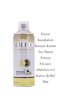 Fiksatif 400 Ml Sprey Artdeco 1 Adet Füzen Karakalem Toz Pastel Tebeşir Sabitleyici Kalıcı Şeffaf Mat Diğer Fiksatif 400 Ml Sprey Artdeco 1 Adet Füzen Karakalem Toz Pastel Tebeşir Sabitleyici Kalıcı Şeffaf Mat Diğer