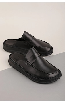 Gondol Hakiki Deri Unisex Sabo Terlik Anatomik Yumuşak Tabanlı Hkm.41 Siyah Gondol Hakiki Deri Unisex Sabo Terlik Anatomik Yumuşak Tabanlı Hkm.41 Siyah