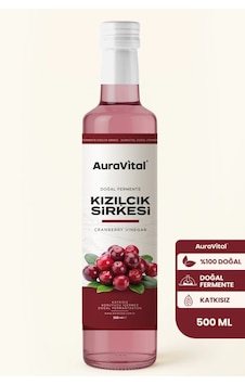 Kızılcık Sirkesi Doğal Fermantasyon 500 Ml Kızılcık Sirkesi Doğal Fermantasyon 500 Ml