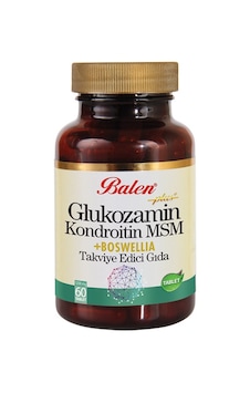 Balen Glukozamin Kondroitin Msm+Boswellia 1200 MG 60 Tablet