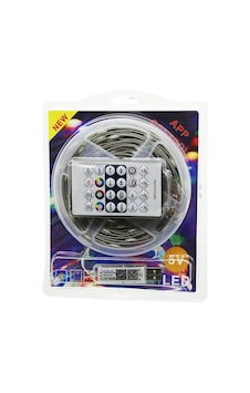 9mt Kumandalı - Usb Li Rgb Şerit Led 0.4w/m - 20lm/led -20+55 C 5324 - 9mt Kumandalı - Usb Li Rgb Şerit Led 0.4w/m - 20lm/led -20+55 C 5324 -