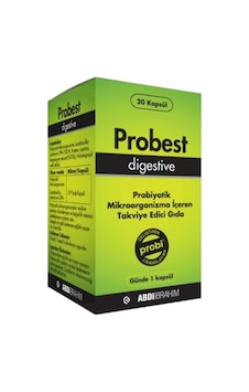 Probest Digestive Probiyotik Mikroorganizma İçeren Takviye Gıda 20 Kapsül Probest Digestive Probiyotik Mikroorganizma İçeren Takviye Gıda 20 Kapsül