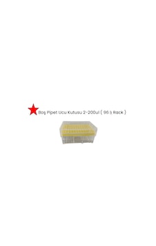Pipet Ucu Kutusu 2-200ul 96 Lı Rack, Boş Kutu Pipet Ucu Kutusu 2-200ul 96 Lı Rack, Boş Kutu
