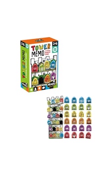 Headu Tower Memo Game Puzzle Set - Hafıza Kulesi Yapboz Oyun Seti Headu Tower Memo Game Puzzle Set - Hafıza Kulesi Yapboz Oyun Seti