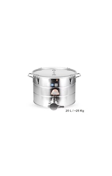 Caadex Bal Dinlendirme Kazanı, Paslanmaz Musluklu, Paslanmaz, 20 L / 28 Kg, Cx-camcs28 Caadex Bal Dinlendirme Kazanı, Paslanmaz Musluklu, Paslanmaz, 20 L / 28 Kg, Cx-camcs28