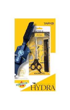 700-6 Plastik Saplı Saç Makası - 6 İnç Fade Fırça Hediyeli