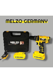 Melzo Germany MLZ7575577 58VF Darbeli Matkap Full Set Sarı/Siyah