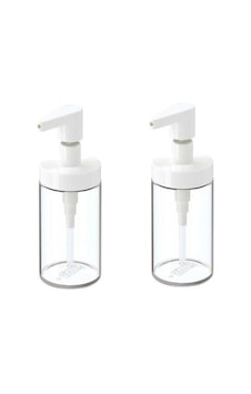 Ikea Tackan Sıvı Sabunluk Cam - Beyaz Kapaklı X 2 Adet Ikea Tackan Sıvı Sabunluk Cam - Beyaz Kapaklı X 2 Adet