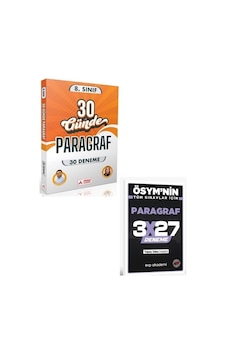 Paraf Yayınları 8. Sınıf 30 Günde Paragraf 30 Deneme+ Evp Akademi Paragraf Paraf Yayınları 8. Sınıf 30 Günde Paragraf 30 Deneme+ Evp Akademi Paragraf