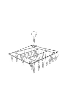 Metal Çorap Askısı 30 Mandallı Paslanmaz Çelik İç Çamaşırı Kurutma Askılığı Diğer Metal Çorap Askısı 30 Mandallı Paslanmaz Çelik İç Çamaşırı Kurutma Askılığı Diğer