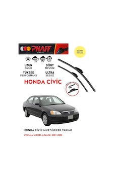 Honda Civic Cam Muz Silecek Takımı 2004 Model Araca Özel Aparat Honda Civic Cam Muz Silecek Takımı 2004 Model Araca Özel Aparat