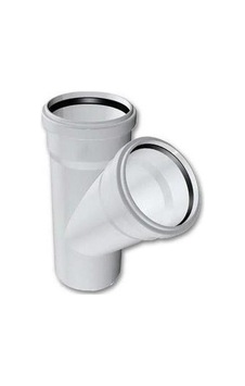 Pvc Tek Çatal 100/100 Pvc Tek Çatal 100/100