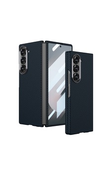 Zore Galaxy Z Fold 6 Uyumlu Kamera Korumalı Karbon Fiber Tasarımlı Arka Yüzey Ogaa Kıpta Karbon Kapak Lacivert Zore Galaxy Z Fold 6 Uyumlu Kamera Korumalı Karbon Fiber Tasarımlı Arka Yüzey Ogaa Kıpta Karbon Kapak Lacivert