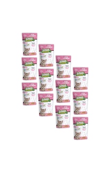 Jungle Pouch Kitten Junior Tavuklu Yavru Kedi Maması 12 x 100 G Jungle Pouch Kitten Junior Tavuklu Yavru Kedi Maması 12 x 100 G