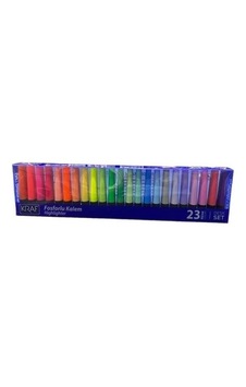 23 Renkli Fosforlu Kalem Seti 124-Pembe 23 Renkli Fosforlu Kalem Seti 124-Pembe