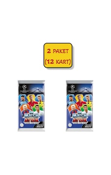 2 Paket 12 Kart Uefa Şampiyonlar Ligi 16/17 Match Attax Futbolcu Kartları 2 Paket 12 Kart Uefa Şampiyonlar Ligi 16/17 Match Attax Futbolcu Kartları