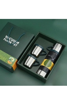 Özel Üretim Spor Aksesuarı Açık Hava Paylaşım Seti 6012 3 Bardaklı 680ml Termos Set Yeşil Çok Renkli Özel Üretim Spor Aksesuarı Açık Hava Paylaşım Seti 6012 3 Bardaklı 680ml Termos Set Yeşil Çok Renkli