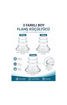 Babyhope Göğüs Pompası Kalkanı Silikon Flanş Küçültücü 17-19-21 Mm 3'lü Set Babyhope Göğüs Pompası Kalkanı Silikon Flanş Küçültücü 17-19-21 Mm 3'lü Set