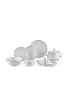 Royal London Bolivia Lona Silver 60 Parça Yemek Takımı Beyaz Royal London Bolivia Lona Silver 60 Parça Yemek Takımı Beyaz