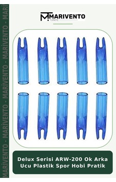 Delux Serisi Arw-200 Ok Arka Ucu Plastik Spor Hobi Pratik Çok Renkli Delux Serisi Arw-200 Ok Arka Ucu Plastik Spor Hobi Pratik Çok Renkli