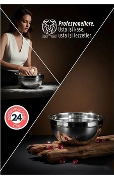 Znv Zenvia Mey İthalat Inox Ölçekli Derin Kase - 24 Cm 2 Litre Karıştırma Kabı Profesyonel 304 Paslanmaz Çeli Renkli Znv Zenvia Mey İthalat Inox Ölçekli Derin Kase - 24 Cm 2 Litre Karıştırma Kabı Profesyonel 304 Paslanmaz Çeli Renkli