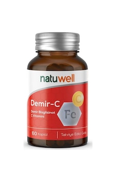 Natuwell Demir- C 60 Kapsül Natuwell Demir- C 60 Kapsül