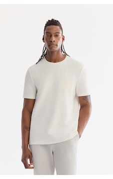 Avva Erkek Ekru Bisiklet Yaka Enjeksiyon Baskılı Bi-stretch İnterlok Regular Fit T-shirt A61y1136 Avva Erkek Ekru Bisiklet Yaka Enjeksiyon Baskılı Bi-stretch İnterlok Regular Fit T-shirt A61y1136