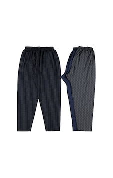 Kavaklıdere Giyim Erkek Pijama Alt Baskılı Cepsiz Tek Alt Çok Renkli