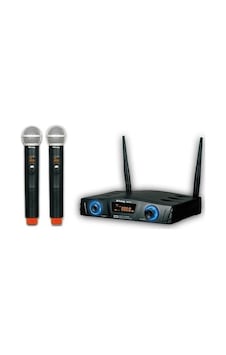 König K-312 2 El 2-kanal Uhf Telsiz Mikrofon König K-312 2 El 2-kanal Uhf Telsiz Mikrofon