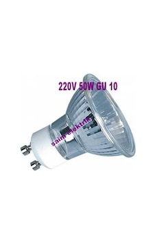 5 Adet 220V 50W Gu 10 Halojen Lamba 5 Adet 220V 50W Gu 10 Halojen Lamba