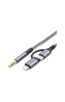 Büro Ev Ofis Network Dönüştürücü İçin Siyah Typec İos Uyumlu To 3.5mm Ses Kablosu Büro Ev Ofis Network Dönüştürücü İçin Siyah Typec İos Uyumlu To 3.5mm Ses Kablosu