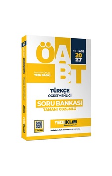 Yediiklim 2027 Meb Ags Öabt Türkçe Öğretmenliği Tamamı Çözümlü Soru Bankası Yediiklim 2027 Meb Ags Öabt Türkçe Öğretmenliği Tamamı Çözümlü Soru Bankası